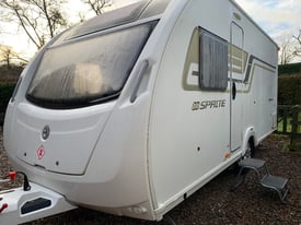 2015 SWIFT ALPINE SPRITE WITH FIXED BED , 4 BERTH , MOTOR MOVER & FULL AWNING