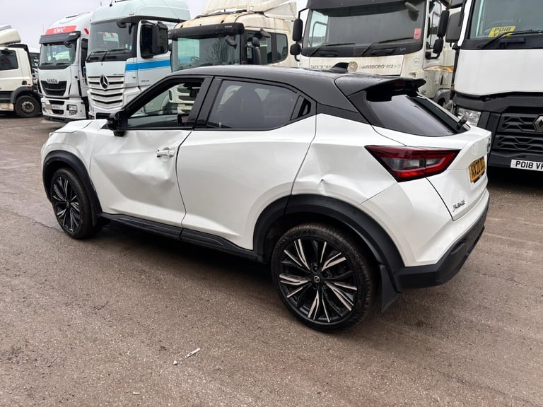 2020 NISSAN JUKE TEKNA + DIG T 1.0 PETROL WHITE  SUV DAMAGED SALVAGE 