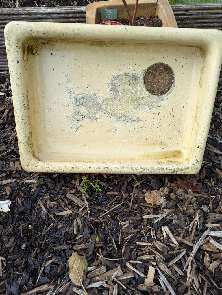 Belfast sink old used garden feature