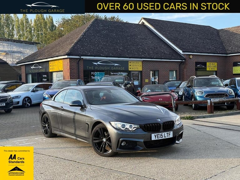 2015 BMW 4 Series 2.0 420d M Sport Auto Euro 6 (s/s) 2dr CONVERTIBLE Diesel Automatic