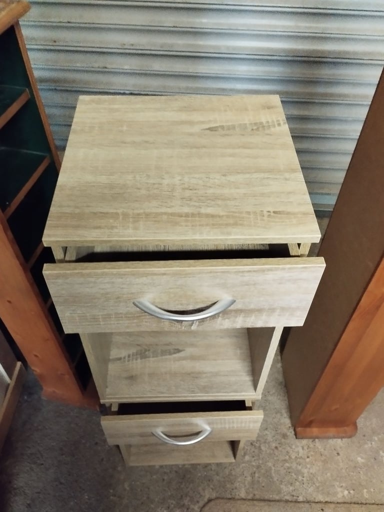 Bedside cabinets X2 with drawer