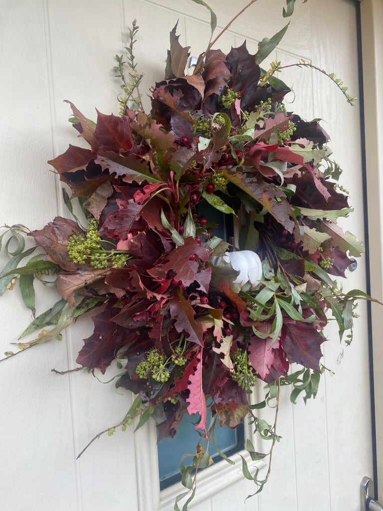 Autumn handmade wreath 
