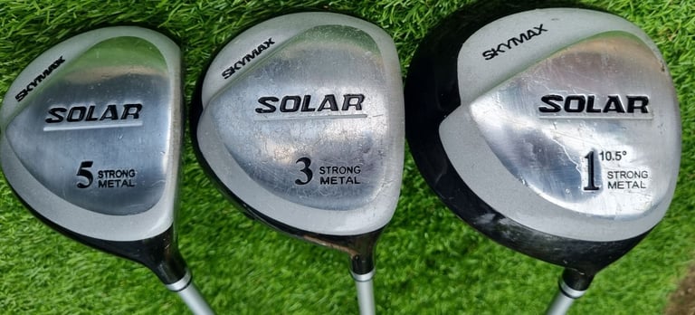 SKYMAX 3-SW, woods 1-3-5, Vantage soft-face putter, SKYMAX trolley bag & EXTRA's