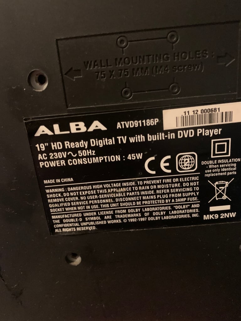 Pink 19inch Alba tv 