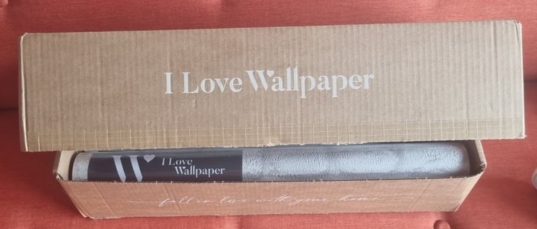 3  x Brick Effect Wallpaper in White and Grey 35m x 53cm + 1 paste 