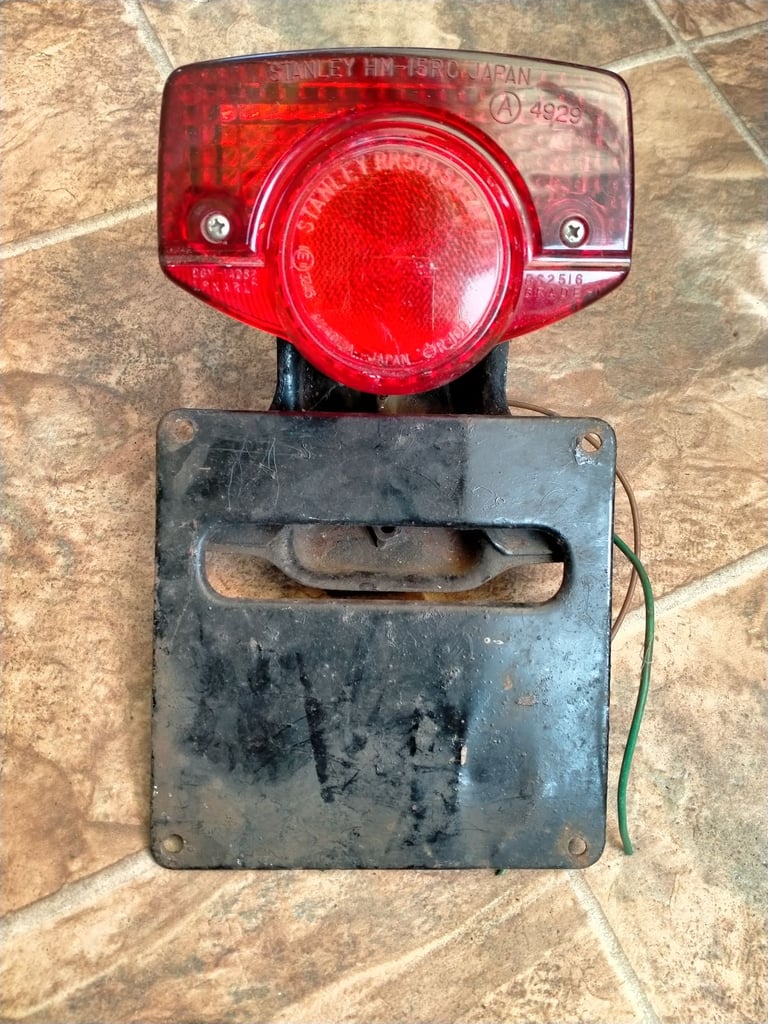 Honda CD175 rear light unit.