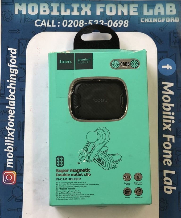 ANG Strong Car Magnet Phone Holders for Dashboard, Windscreen and Airvent Available