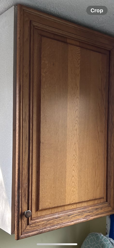 Solid wood kitchen used