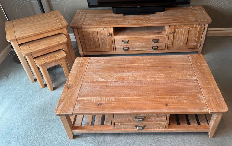 Lounge furniture - TV unit, coffee table, nest of tables