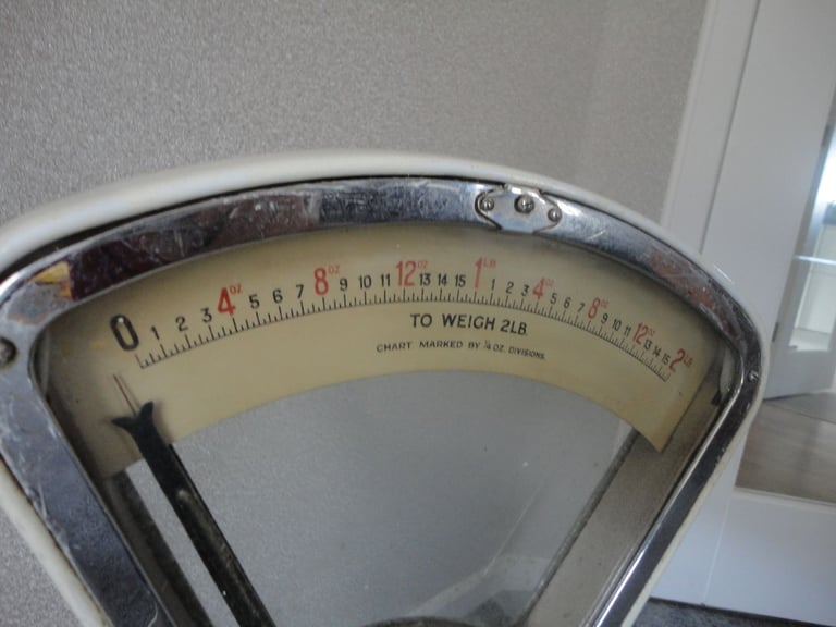 vintage pooley shop sweetie scales