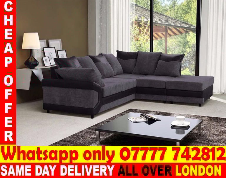 L Shape sofa 3 seater and 2 seater (FEB