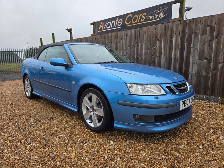 2007 Saab 9-3 2.0T Aero 2dr Auto CONVERTIBLE PETROL Automatic