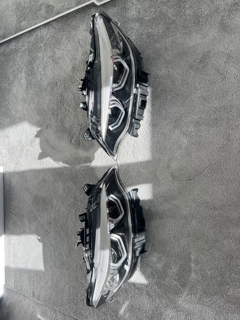 NEW Genuine BMW F22 F23 F87 LCI ICON Adaptive LED Headlight PAIR 7469786 & 7469785  