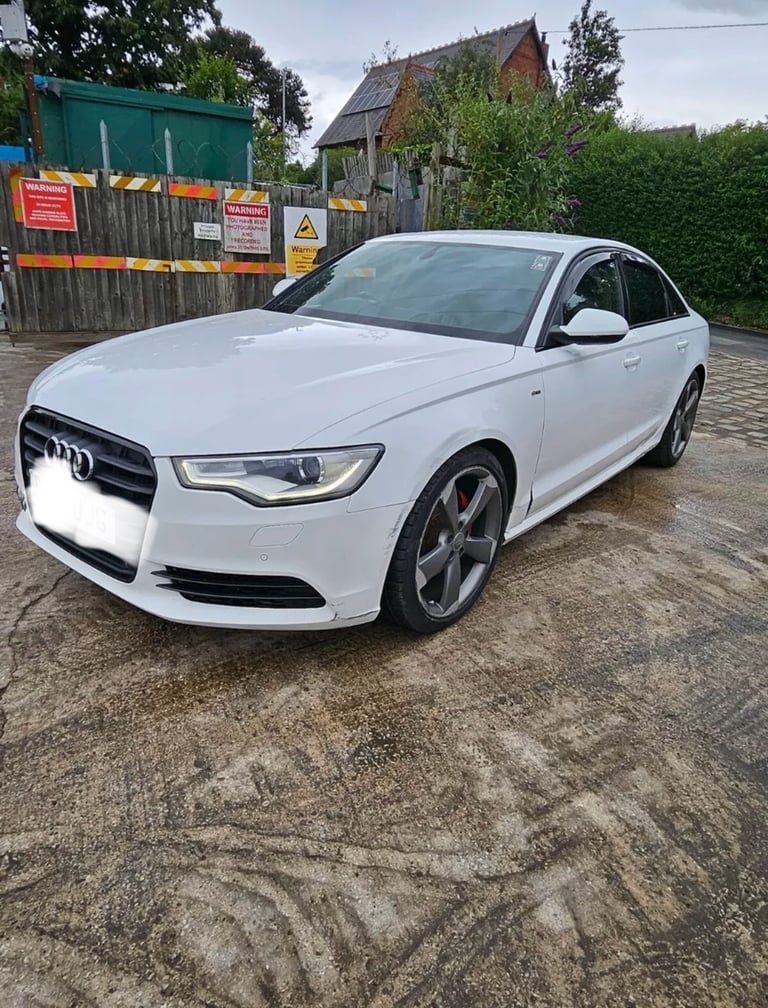 Audi a6 c7 2.0 tdi 2013 white BREAKING FOR PARTS 