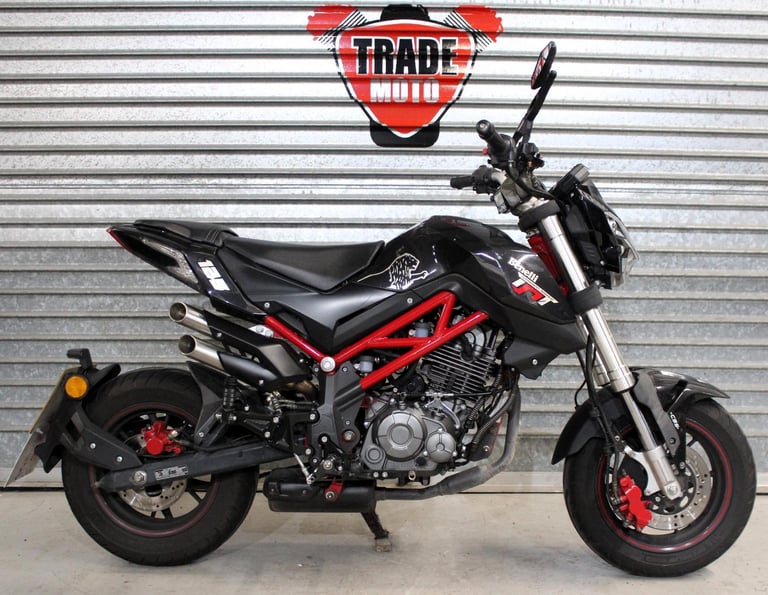 2018 18 Benelli Tornado TNT 125 LEARNER LEGAL TRADE SALE NEW MOT 8576miles BLACK