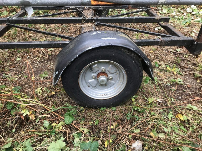 Trailer for rubber dingy or small boat