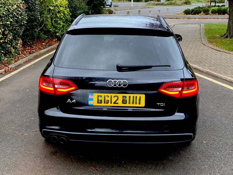 2012 AUDI A4 AVANT BLACK EDITION 2.0 TDI FACELIFT FSH NEW CLUTCH/FLYWHEEL LOVELY CAR