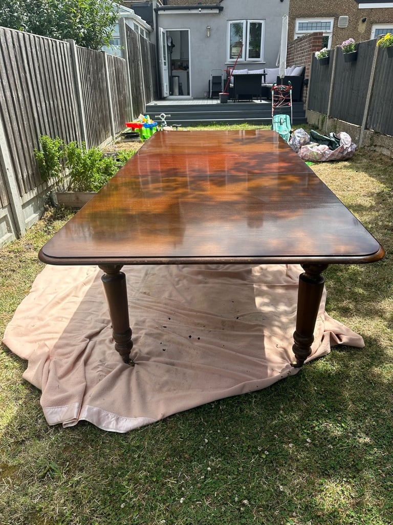 Antique Dining Table and Chairs 