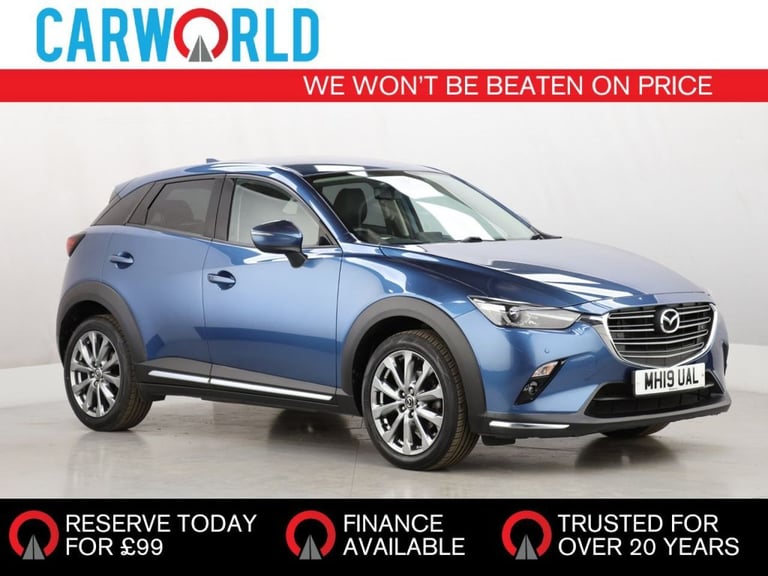 2019 Mazda CX-3 2.0 SKYACTIV-G Sport Nav+ SUV 5dr Petrol Auto Euro 6 (s/s) (121 ps) Petrol Automatic