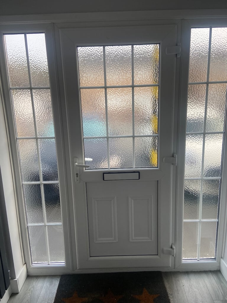 White Upvc Exterior Door