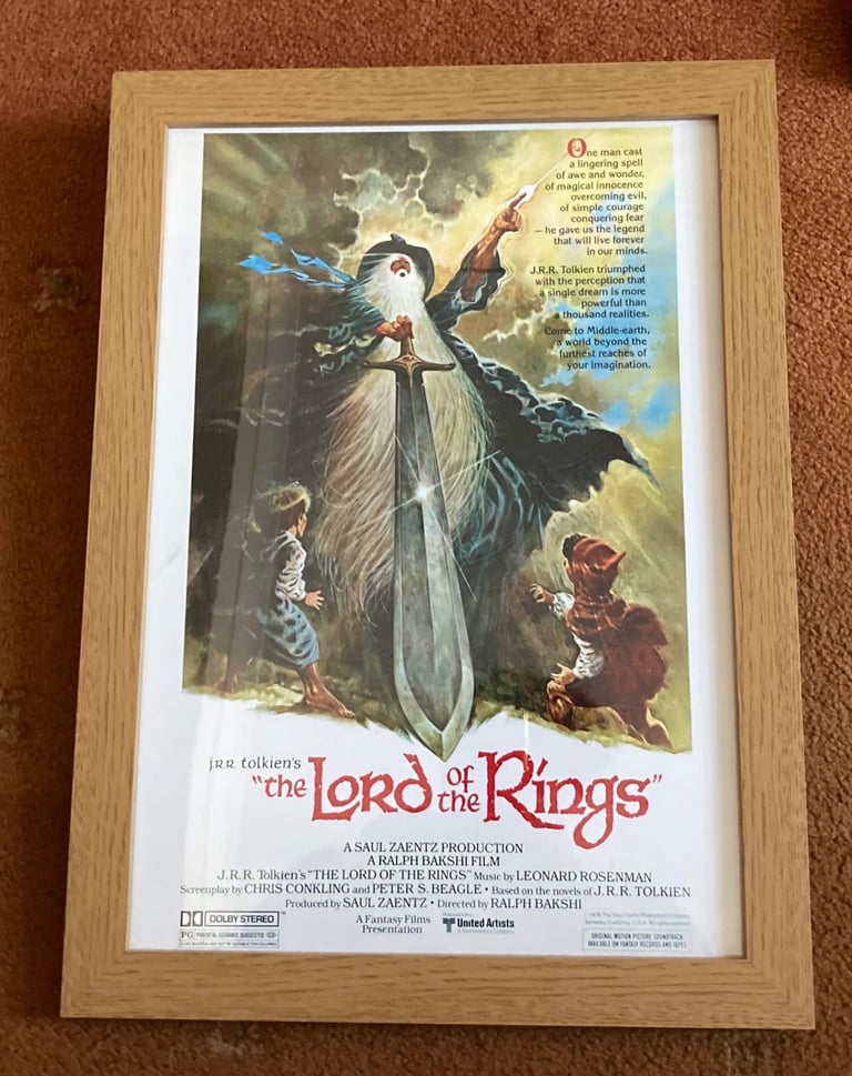 image for Framed Lord of the Rings Poster 