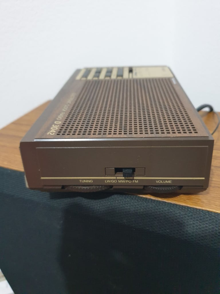 Vintage philips radio alarm clock hi fi music centre stereo 