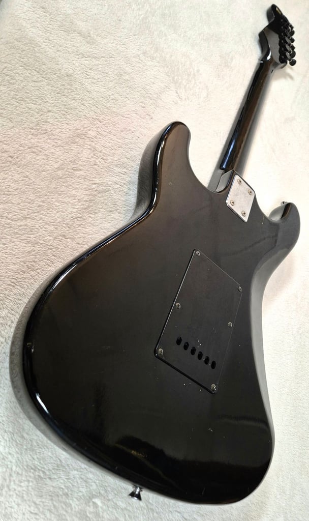 1985 Marlin Sidewinder Gothic Stratocaster 
