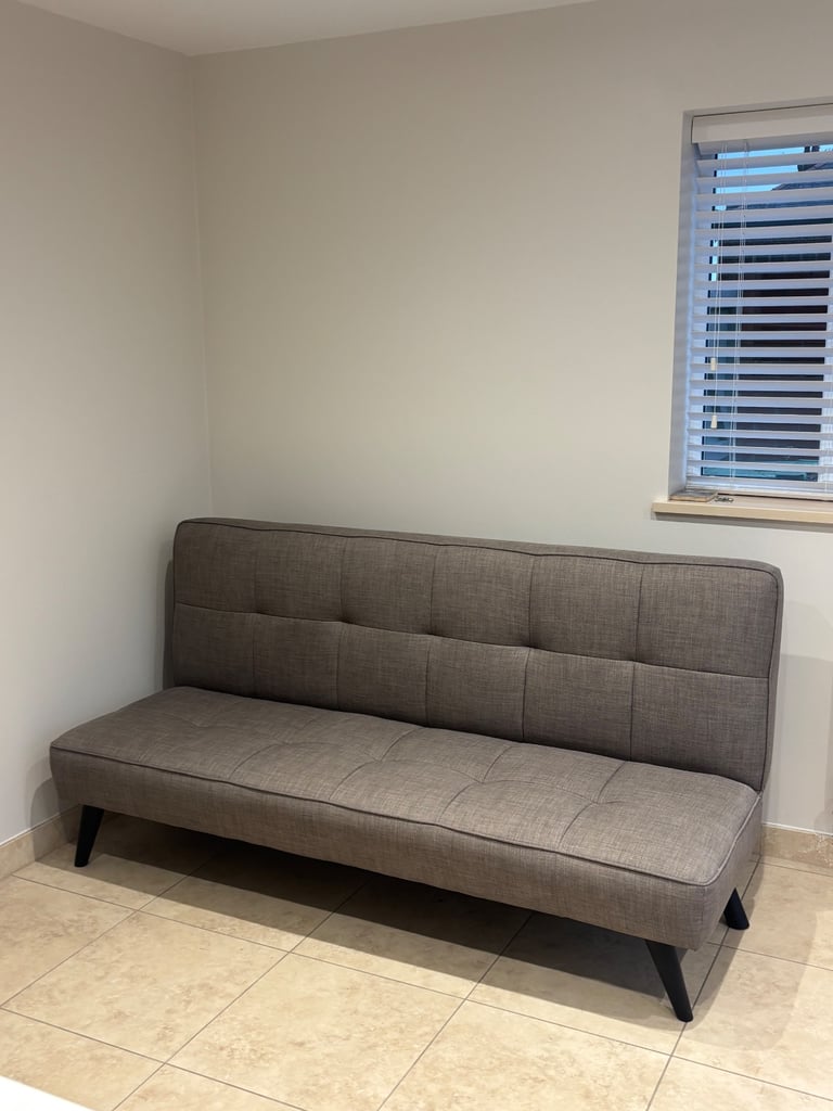 image for Sofa bed / futon grey 