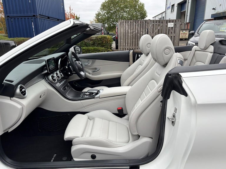 2017 Mercedes-Benz C Class 2.0 C200 AMG Line Cabriolet 2dr Petrol G-Tronic+ Euro 6 (s/s) (184 ps)...