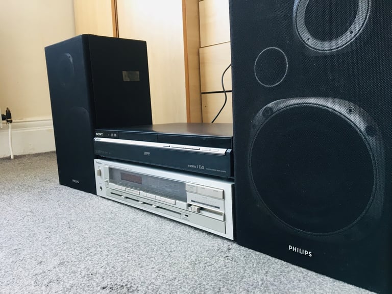 Japanese technics amp/230W Sony hard drive DVD player/Aux/USB/160GB hard/ HDMI etc 