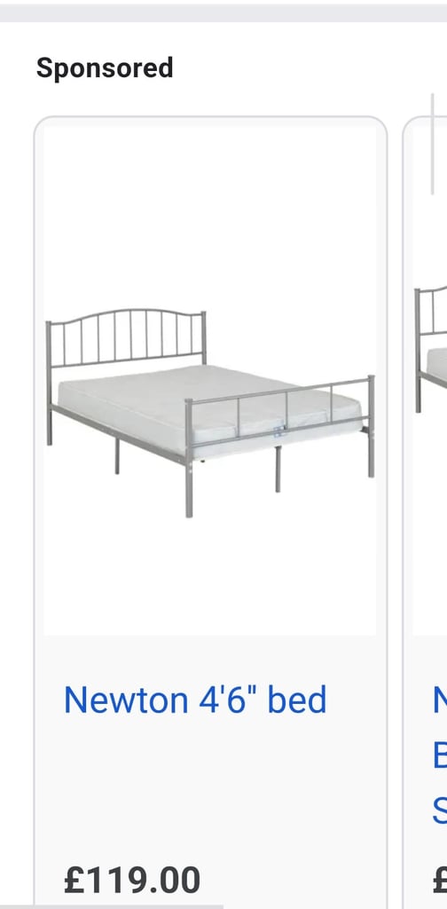 image for Bed and matress 