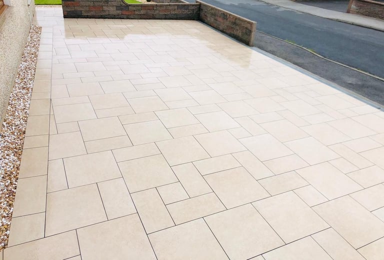 Boston Beige Porcelain Paving Pattern Packs - While Stocks Last