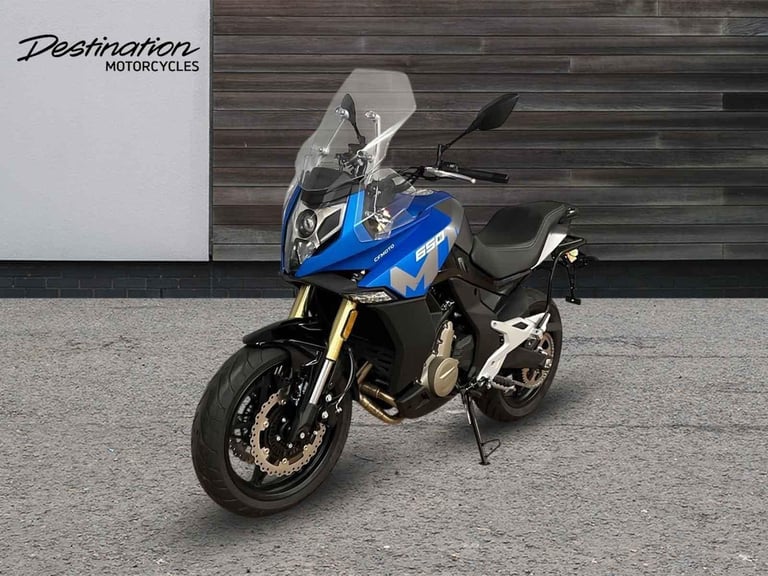 2025 Cf Moto Mt 650MT Petrol blue 6 Speed