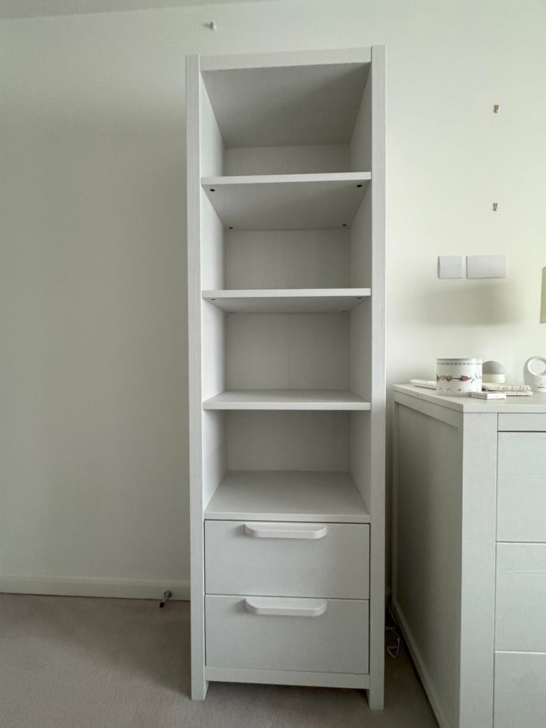 Mamas & Papas Franklin Cotbed, Wardrobe and Bookshelf set