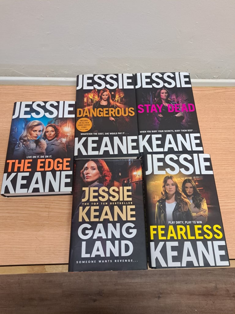 5 hard back jessie keane gangland books