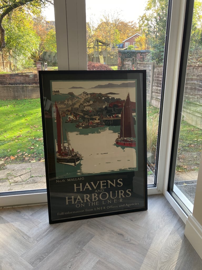 Framed 1930s Tourism poster