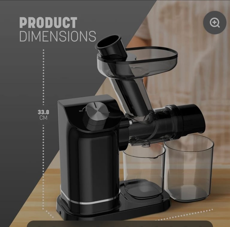 A new atill boxed electric powered Slow Masticating Juicer – Cold Press Juicer Machine.