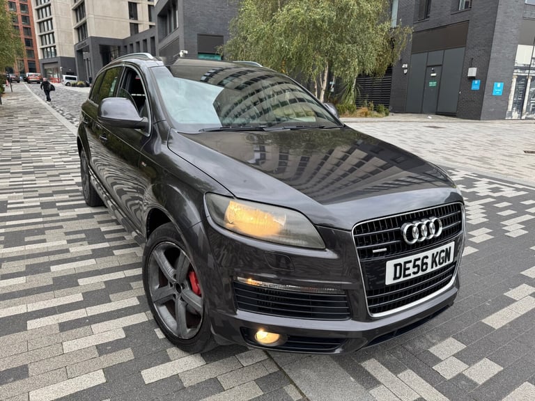 2006 AUDI Q7 3.0 TDI QUATTRO S LINE  TIPTRONIC AUTO DIESEL  7 SEATER 5dr GREY 