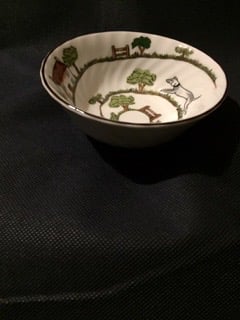 Wedgwood Hunting Scenes Bowl and Vase