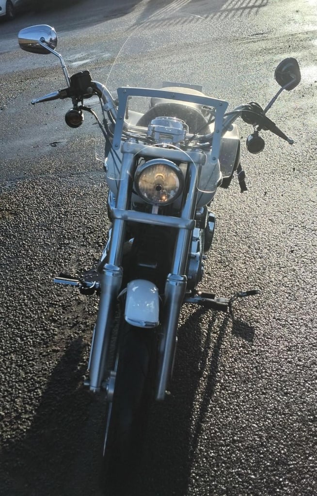 2006 56 HARLEY DAVIDSON FXDC SUPER GLIDE CU 1584 SUPERGLIDE CUSTOM CRUISER WHITE