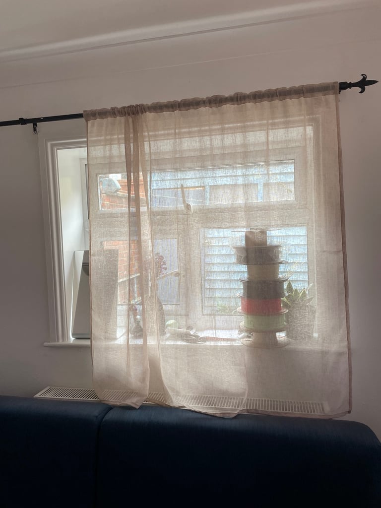 image for Dunelm Voile curtain 140x122