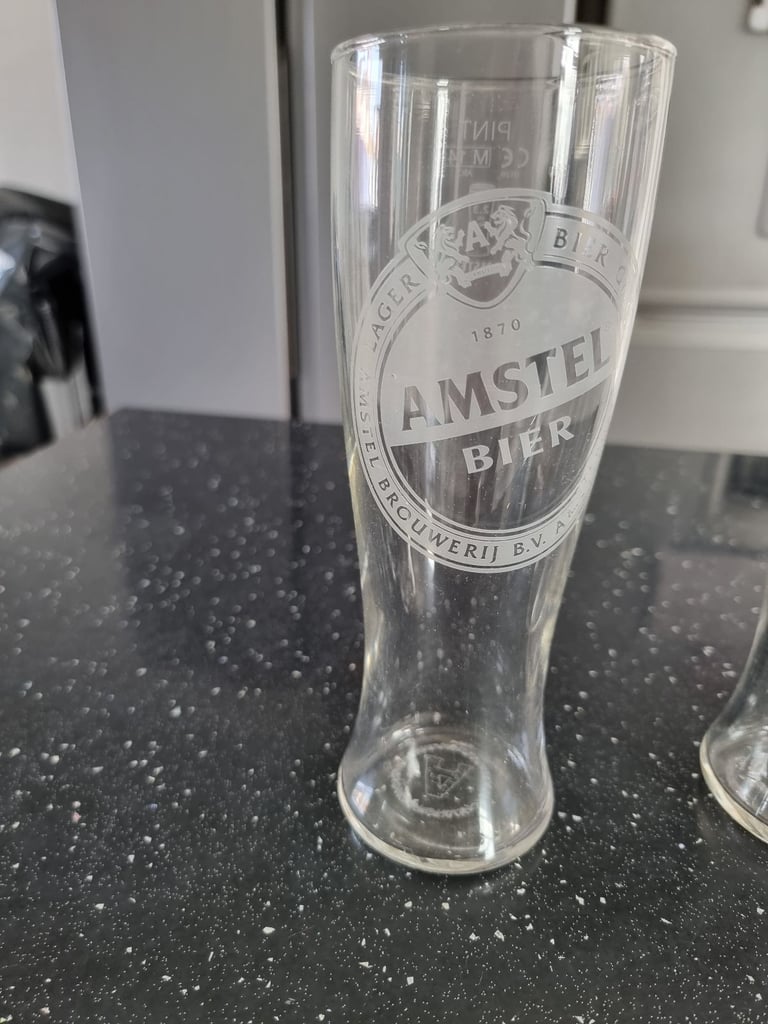 image for Brand new amstel bier pint glass 