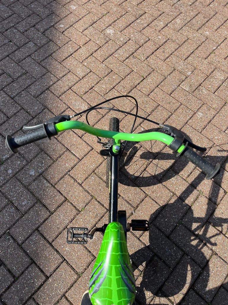 My boys bike when he was 5 years old. Used for 6 months - had several falls!