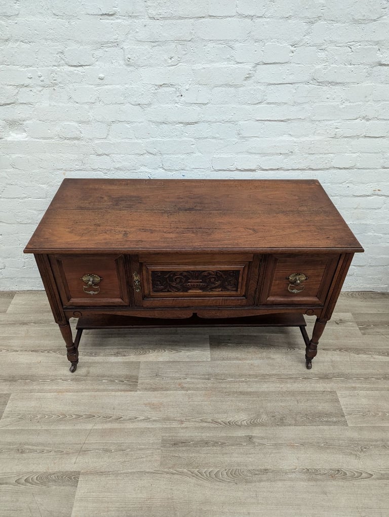 Edwardian mahogany sideboard hall table (DELIVERY AVAILABLE)