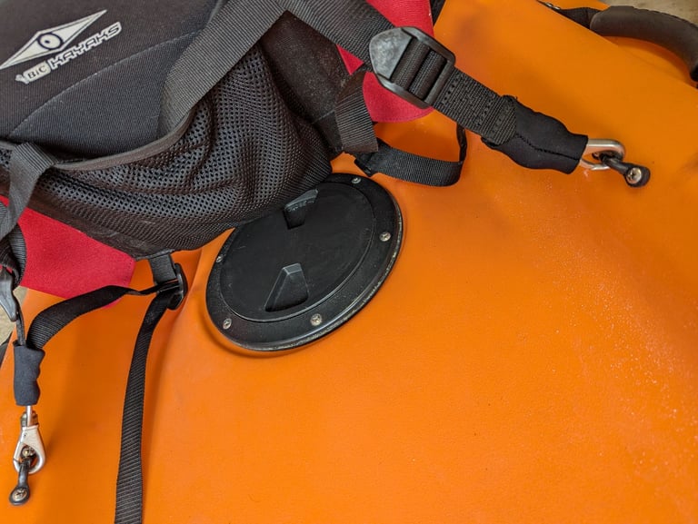 Ocean kayak with accessories 