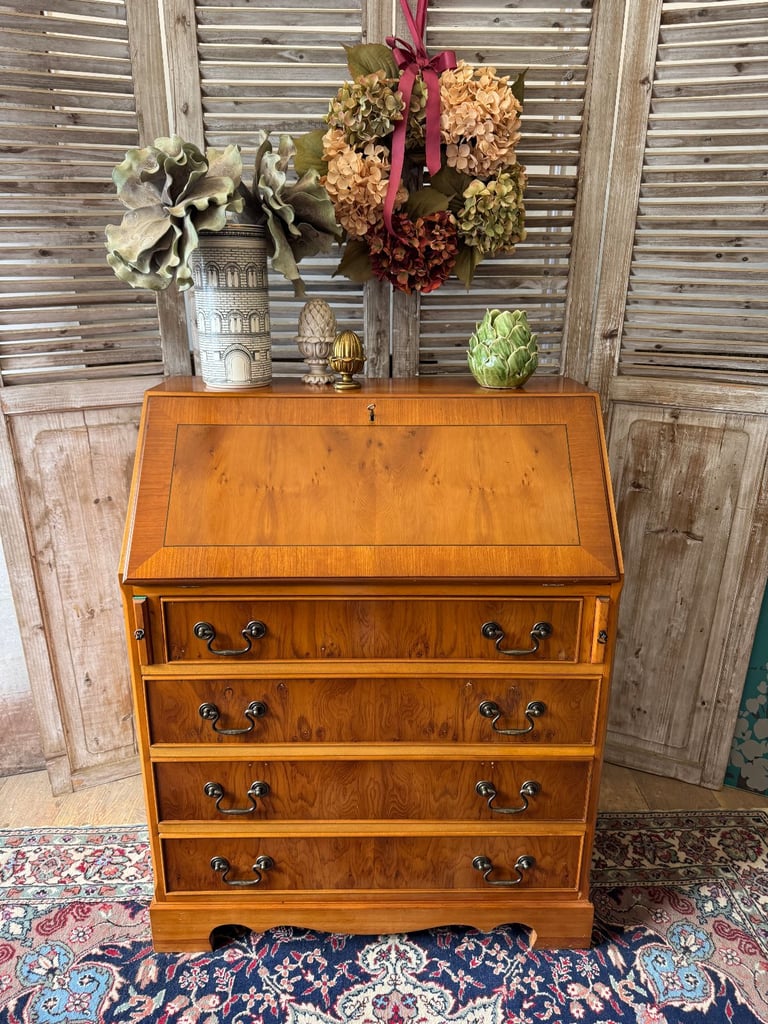 image for Vintage walnut bureau- local delivery