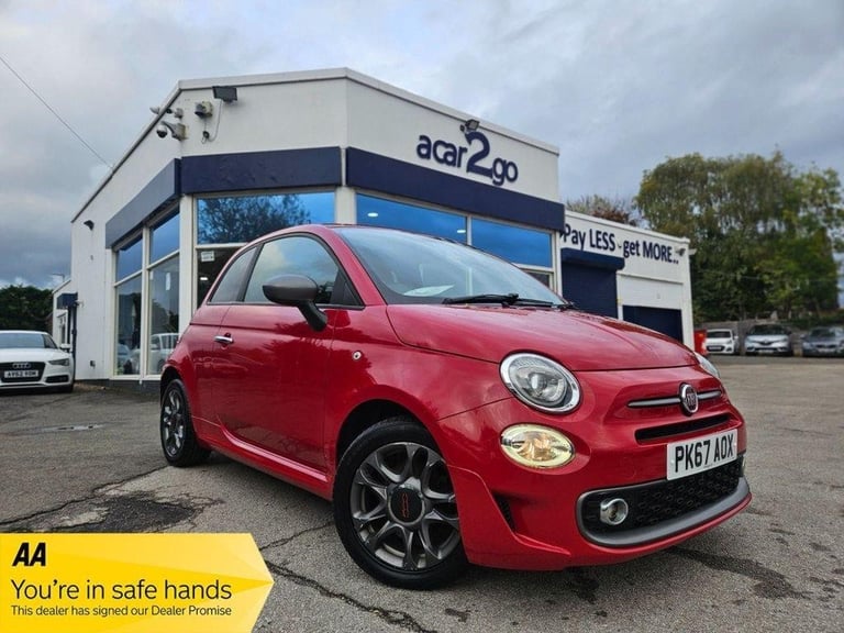 2017 Fiat 500 1.2 S Hatchback 3dr Petrol Manual Euro 6 (s/s) (69 bhp) Hatchback 