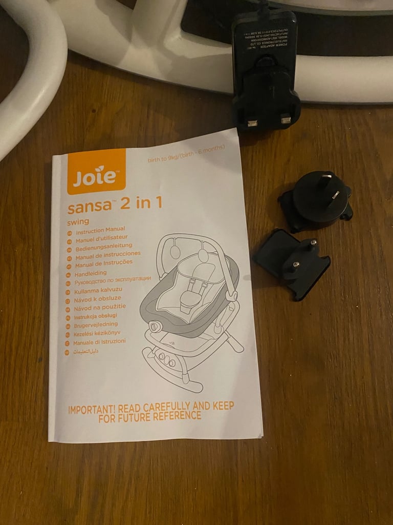 Joie Sansa 2 in 1 electric swing Rocker bouncer 