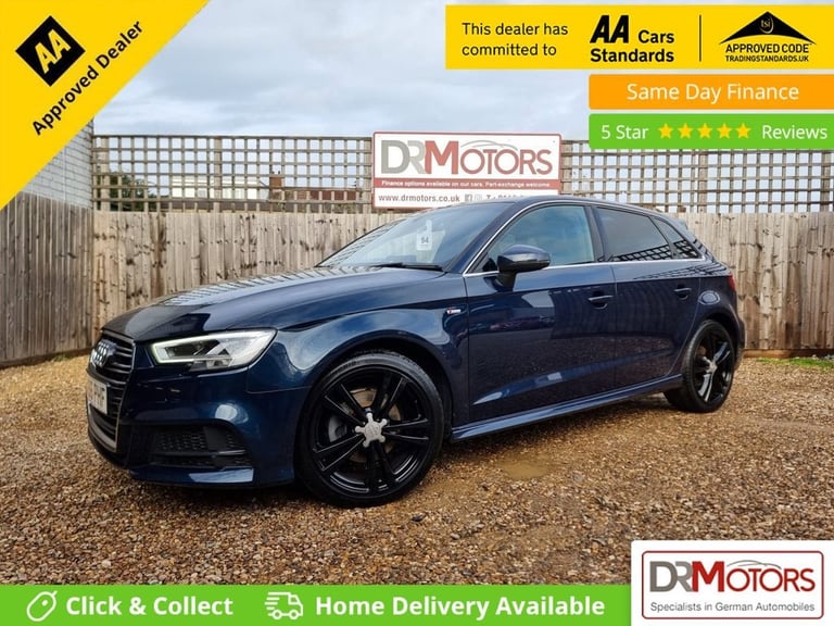 2016 Audi A3 1.4 TFSI CoD S line Sportback 5dr Petrol Manual Euro 6 (s/s) (150 ps) Hatchback Petr...