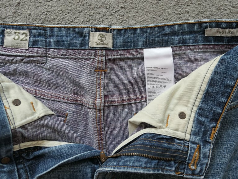 Mens trousers - TIMBERLAND (ECHO LAKE); 32" waist; colour blue